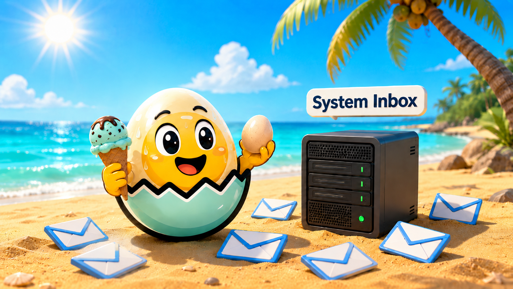 Eggy BNC security illustration