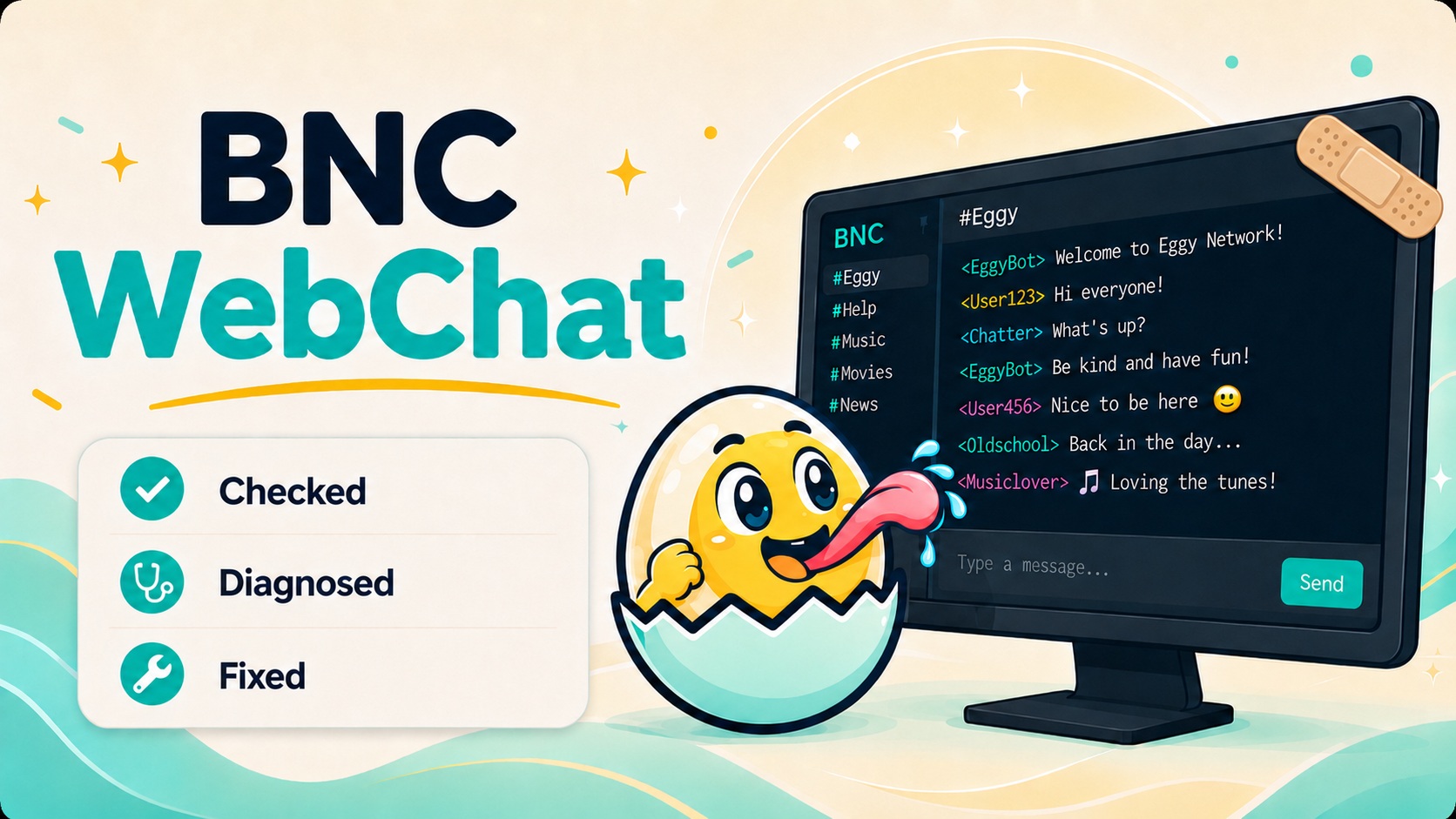 Eggy BNC security illustration