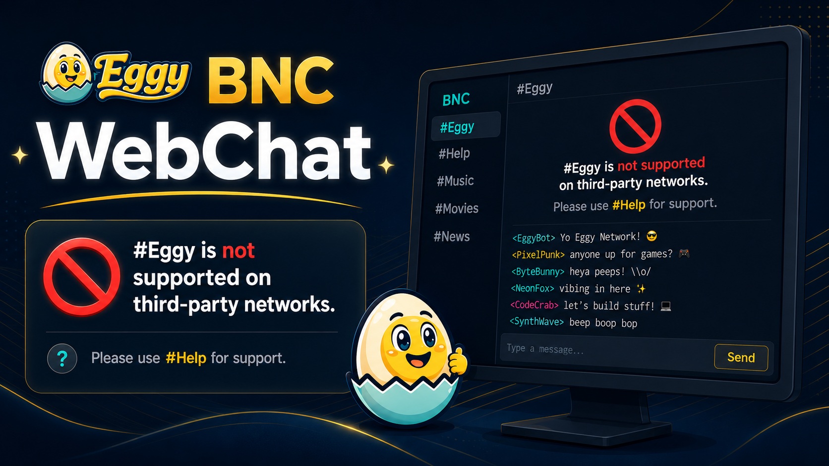 Eggy BNC security illustration