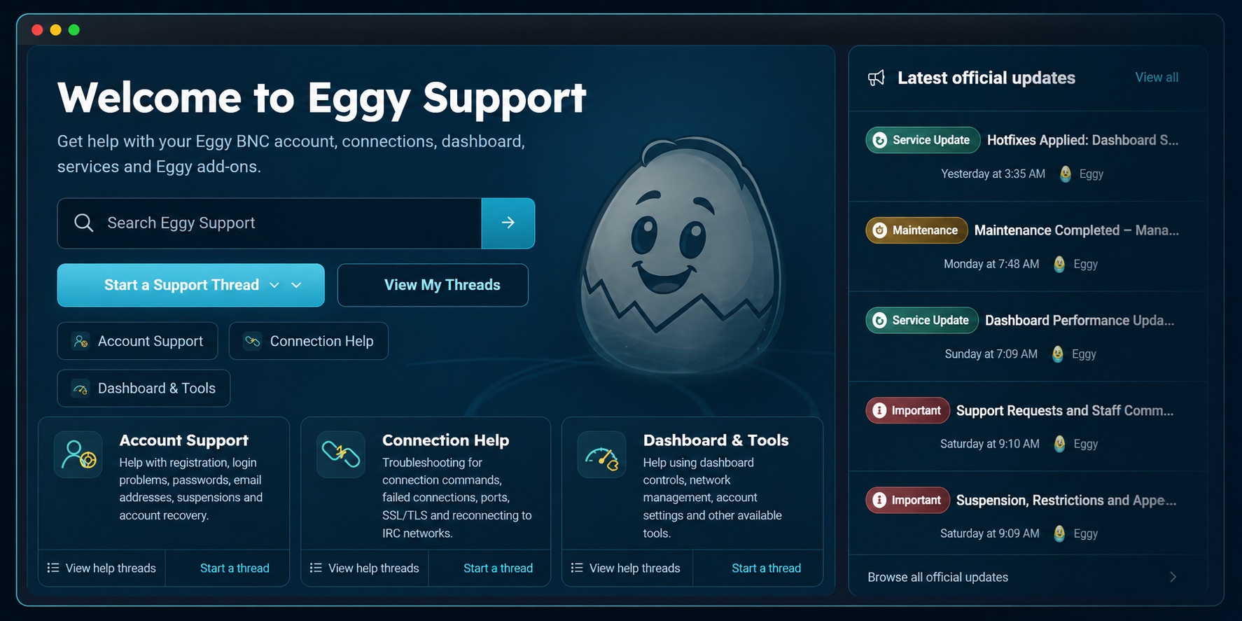 Eggy BNC security illustration