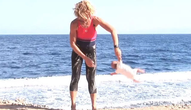 Tossing a baby around like a wet towel and calling it “yoga”