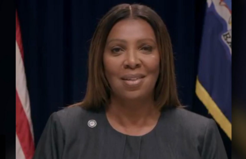 New York Attorney General Letitia James criminally indicted