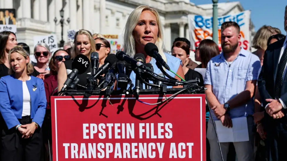 Marjorie Taylor Greene doubles down on Epstein files amid fallout with Trump